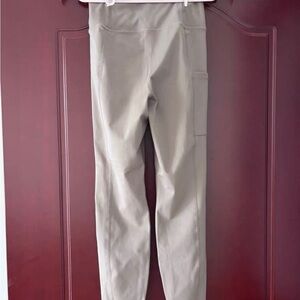 Gray High-Waisted Pants